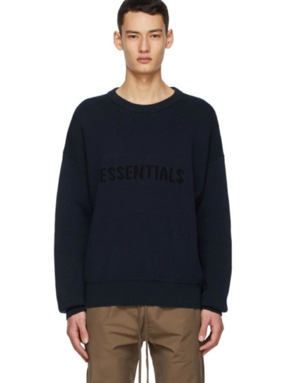 Navy Essentials x Ssense sweater